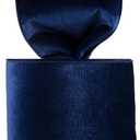 Meseey 2.5Inch Navy Velvet Wired Ribbon, 10 Yards Dark Blue Wired Velvet Ribbon with Wire Edge, Premium Navy Blue Velvet Ribbon for Christmas Tree Gift Wrapping Wreath Bow Making Holiday Craft Decor