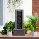 Teamson Home Demeter 27.5 inch Outdoor Water Fountain with LED Lights