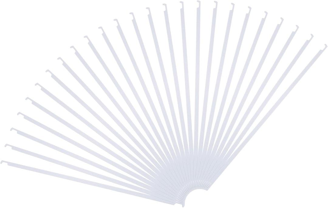 PATIKIL 25pcs Hanging File Folder Metal Bars Rods, 12.8 Inch File Folder Metal Bars Rods Letter Size for Hanging File Folder Binders Quick Identification, 32.5cm(Letter)