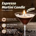 Espresso Martini, Martini Candle Unique Gifts for Women, Enjoy Your Espresso Martini Decor, The Ideal Espresso Martini Gift, Coffee Candle, Unique Gift for Scented Candles Enthusiasts