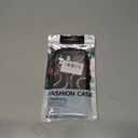 Compatible for iPhone 15 Pro Max Case with Bling Camera Lens Protector Cute Fashion Luruxy Black Snake 3D Pattern Slim Shockproof iPhone Pro Max Case for Women Girls Men Boys