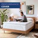 TEMPUR-Adapt 3" Memory Foam Mattress Topper, Twin, White