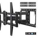 Mounting Dream UL Listed Full Motion TV Mount for Most 42-84 Inch TVs, Adjustable TV Wall Mount Swivel and Tilt, Loading 100 LBS, Max VESA 600x400mm, Fits 16", 18", 24" Studs MD2617-24K
