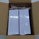 WDF 86pcs Rose Gold Dessert Plates 6" with 86 Pieces Disposable Forks 5", Elegant Square Appetizer Small Plastic Plates for Mother's Day, Wedding