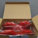 Vercraft 4 Pcs 10 Inch Valentine's Day Large Heart Ornaments for Tree Glitter Heart Wreath 3D Foam Wreath for Front Door Outdoor Decor for Trees Front Door Stairs Mantel Wall Window(Red,Pink)