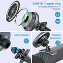 Magjieyx for Magsafe Car Mount Wireless Charger Magnetic Fast Charging Compatible with iPhone 17,16,15,14,13,Pro Max,Mini,Magsafe Case, Air Vent and Stick On Dashboard Car Phone Holder