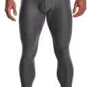 Under Armour Men's HeatGear Armour Leggings , Carbon Heather (090)/ Black, Medium