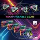 Rechargeable Laser Tag Set of 4, Lazer Tag Game for Kids Indoor & Outdoor Play, Gift Ideas for Kids Teens and Adults, Cool Toys for Teenage Ages 8 9 10 11 12+Year Old Boy & Girls
