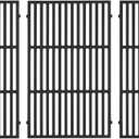 66097 66089 Grate Grill Replacement Parts for Weber Genesis ii Grill Grates 400 Series GS4 Gas Grill Grates ii E-410 E-435 S-435 S410 SE-410 LX S-440 Cast Iron Cooking Grids Grill Parts 3pcs