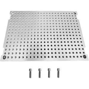 8" x 12" x 1/2" MIC7 Aluminum Fixture/Sacrificial Plate, Mini Pallet