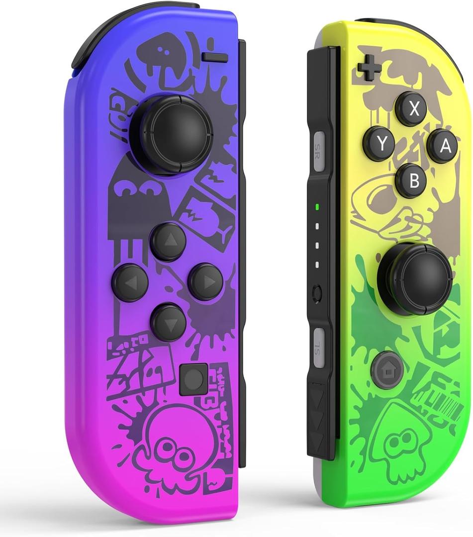 KIHHBEII Controller for Nintendo Switch Controller, Switch Wireless Controllers Compatible with Switch/Lite/OLED, Support Motion Control/Wake-up/Dual Vibration