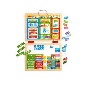 Melissa & Doug My First Daily Magnetic Calendar - Activities Calendar for Kids, Weather and Seasons Calendar for Preschoolers and Kids Ages 3+