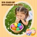 12 Pack Easter Eggs Succulent Building Blocks for Easter Theme Party Favors Supplies for Easter Egg Hunt Basket Stuffers Fillers Classroom Prize Supplies