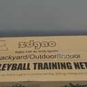 12FT Portable Volleyball Training Net for Hitting or Serving Drills, Outdoor & Indoor Freestanding Practice Net With Height Adjustable, Carry Bag, 12ft x 42in x 3ft