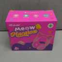 iClever Cat Ear Kids Bluetooth Headphones, LED Lights Up, 74/85dBA Safe Volume Limited, 50H Playtime,Bluetooth 5.2, USB C, Kids Headphones Wireless for Travel iPad Tablet, Meow Macaron Hot Pink