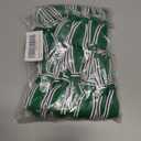 30 Pcs St. Patricks Day Ribbon Bows 4 Inch Green Clover Bow Shamrock Holiday Bows for Gift Wrapping, Cake Pops, Treat Bags (Green White Black)