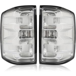 G-PLUS Tail Lights w/Bulbs Fit 2016-2019 Chevy Silverado 1500