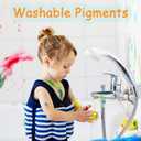 FANTASTIC HOUSE Christmas Gifts for Grandma, Grandma Gifts Birthday from Granddaught Grandson Grandchildren, Family Handprint kit with Light, White Color