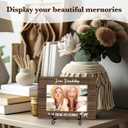 Friends Picture Frame Gifts, True Friendship Knows No Distance Photo Frame With Iron Stand, Best Friends Birthday Christmas Gifts Ideas, Long Distance Friendship Gifts For Women Sisters Friends, A58