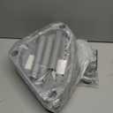 3 Tier Shower Caddy Corner,Plastic Shower Shelf Organizer for Inside Bathroom, Bathtub, Shower Pan, 13.5 x 10 x 26 Inches,Grey(Round Slot Grey 3 Tier)