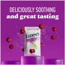 Luden's Dual Relief Cough Drops, Wild Cherry, Deliciously Soothing Lozenges with Menthol for Minor Everyday Throat Irritation, 25 Count