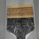 Coloch Marble and Acacia Wood Cutting Board, Black Charcuterie Chopping Board with Handle, Decorative Serving Board for Cheese, Steak, Bread, Fruit