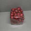 Christmas Ornaments Set with 60pcs Shatterproof Christmas Tree Decorations Multi-Size Christmas Ball Ornaments with 7 Styles Red