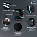 TYNOR Back Support Belt Adjustable Back Brace for Lower Back Pain,Breathable Lumbar Support Belt for Men & Women, Lower Back Brace for Herniated Disc, Sciatica & Heavy Lifting (XXL, Classic Black)