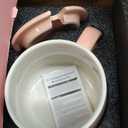 Coffee Mug Warmer with Ceramic Mug, Electric Cup Warmer for Desk, Auto Shut Off, Pink Cozy Vibes
