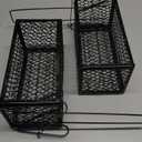 Qualirey 2 Pcs Humane Rat Trap Chipmunk Rodent Mouse Squirrel Trap Small Live Animal Mouse Voles Hamsters Live Cage Rat Mouse Cage for Mice Easy to Catch and Release (Black)