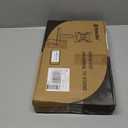 Universal Swivel TV /Table Top TV Stand for 19 to 43 inch TVs with 90 Degree Swivel, 4 Level Height Adjustable, Heavy Duty Tempered Glass Base, Holds up to 99LBS HT02B001