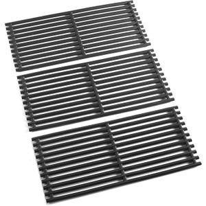 SafBbcue 17 in Cooking Grates Replacement Parts for Charbroil Tru Infrared Grill 463242715, 463242716, 463276016, 466242715, 466242815, Lowes 606682, 639322 Gas Grill, Cast Iron Cooking Grids, 3 Pack