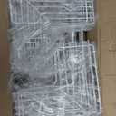 Shower Caddy Tension Pole Corner - Stainless Steel Bathroom Organizer White Tension Rod Shower Shelves for Tub(22-114.2inch), Renter Friendly