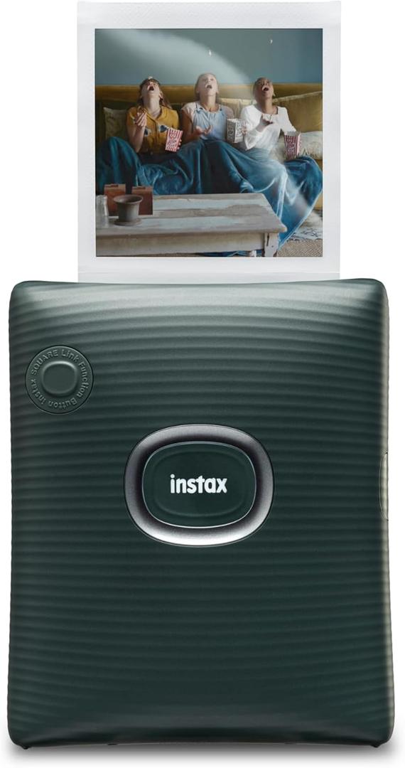 Fujifilm Instax Square Link Smartphone Printer - Midnight Green, Color Output