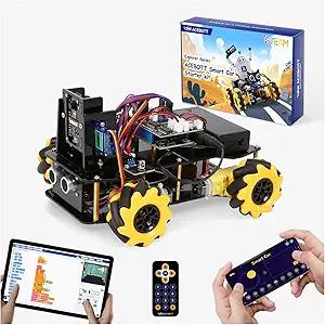 Robotics Kit for Kids Ages 8–12 1216, ACEBOTT Smart Robot Car Kit with 3MP Camera, STEM Toys for Boys Compatible with Arduino & Scratch,App & Remote Control,STEM Gift for Boys, Girls,Teens and Adults