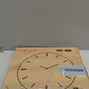 Micasso Silent Large Wall Clock: 24Inch Tree of Life Metal Black with Solid Wood Frame - Non-Ticking Battery Operated Clock for Living Room/Office/Bedroom/Kitchen - Home Decor for Fashion-Conscious