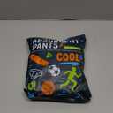 Carer Boys Incontinence Underwear Washable Kids Cotton Incontinence Boxer Briefs with Front Absorbency 80ml Reusable Leak Proof Underwear for Youth Boy Age (2 Black, 1 Green, L)