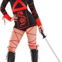 Morph Ninja Women's Costume - Adult Ninja Womens Costume for Halloween, Small 