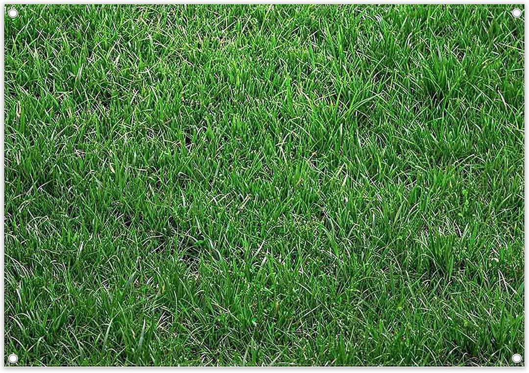 7x5ft Fabric Nature Green Grass Backdrop Spring Realistic Greenery Lawn Photography Background Home Outdoor Party Baby Shower Decorations Photo Banner Props