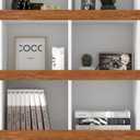 YENHOME 3"X590" Peel and Stick Mirror Frame Wood Wallpaper Border Peel and Stick Bathroom Mirror Frame Border Brown Wood Grain Tape for Mirrors Bulletin Board Border Trim Mirror Border Peel and Stick