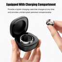 Smart Ring for Women Men, Fitness Tracker with Heart Rate/Blood Oxygen/Blood Pressure/Sleep/Pedometer Monitor, No Subscription Fee, IP68 Waterproof Health Rings for iOS & Android