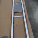 PetSafe Sliding Glass Pet Door - No-Cut DIY Install Doggy Door for Renters - Aluminum Frame - Adjustable Height 91 7/16" to 96" - Ideal for Medium Dogs Up to 40 lb - White