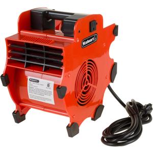 Blower Fan - 3 - Speed Heavy-Duty Floor and Carpet Dryer - 1600 watts -Portable Air Mover with 4 Different Angles for Basements, Cars or Garages by Stalwart (Red)