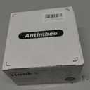 Antimbee 10 Pack Reusable Suction Hooks, Removable Small Suction Cups for Shower, Bathroom, Glass, Door, Windows, Kitchen - Up to 11 lbs on Smooth Surface (Transparent Gray)