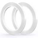 GLAMFIELDS 1/4" 60Yd Floral Tapes,Clear Floral Tape,White Floral Tape for Bouquet Stem Wrap, Waterproof Florist Tape for Flower Arrangements Supplies Craft Corsages Wedding 60 Yd/Roll