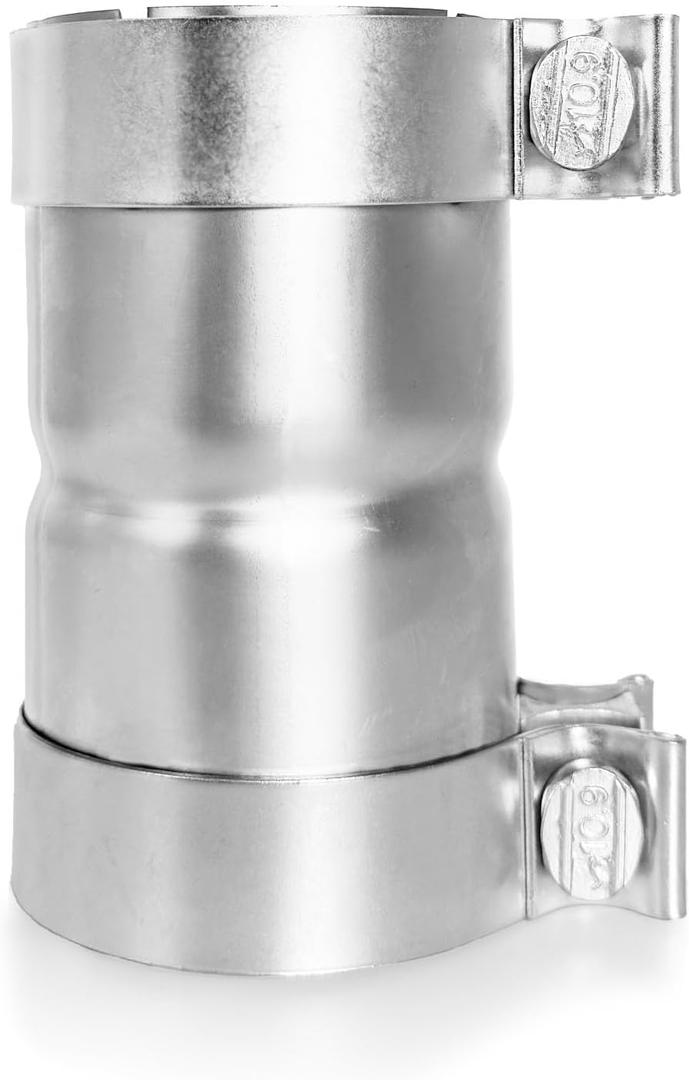 Peastorm 2.5 to 2.5 Inch Exhaust Adapter, 2.5" ID Exhaust Reducer Connector Pipe with Clamp