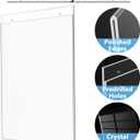 MaxGear Wall Mount Sign Holder 11 x 17 Inch, Clear Plastic Picture Frames with Mounting Screws, Door Sign Holders and Document Display Frame for Home, Office, Store, Vertical, 6 Pack