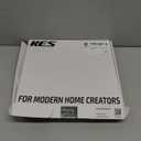 KES Matte Black Paper Towel Holder Countertop, Kitchen Paper Roll Holder Stand with Weighted Base Heavy for Standard or Gaint Rolls SUS304 Stainless Steel Matte Black, KPH202-BK