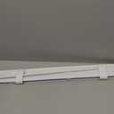 No Drill Cordless Vinyl Mini Blinds,White,35.5" W x 64" H | 1",No Tools,Horizontal Window Blinds,Light Filtering,Indoor Windows