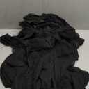 Halloween Grim Reaper Costume Halloween Hooded Cloak Cosplay Costumes for Adult Medieval Renaissance Cape (Large, Black)